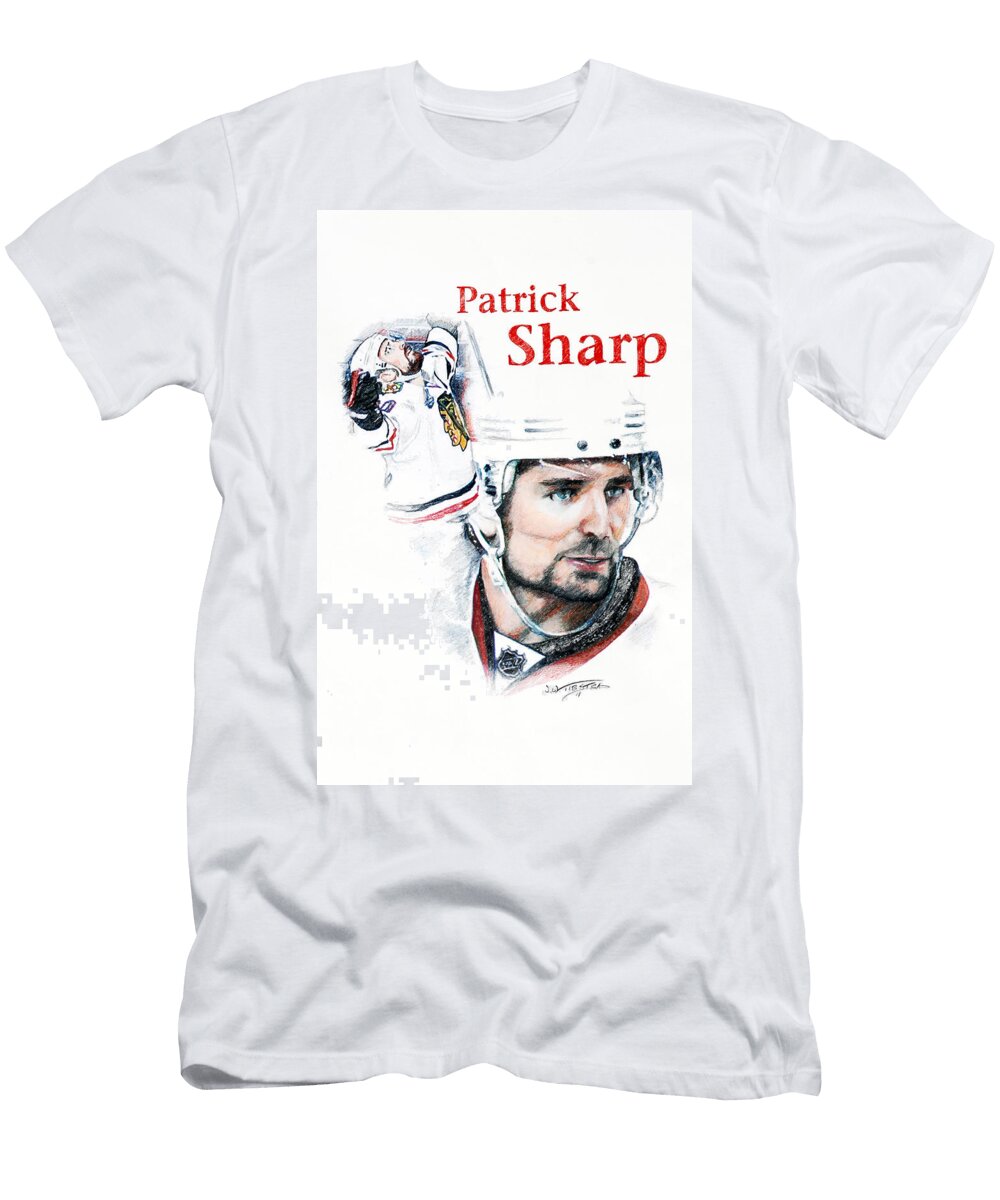 Patrick Sharp the Cup Run Jerry Tibstra T-Shirt