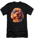 Patriotic Doodle USA Flag Sunglasses Dog Lover Studi Alex T-Shirt