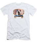 Patriotic Funny Bulldog Delphimages Photo Creations T-Shirt