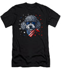 Patriotic Poodle USA Flag Dog 4th of July Yah Lishr T-Shirt