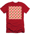 Pattern of Fresh Ripe Fruit Isolated on Soft Pink Color Texture Rodica Ciorba T-Shirt