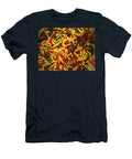 Pattern of Tri Colored Pasta Panoramic Images T-Shirt