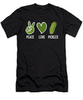 Peace Love Pickles Retro Pickles Lover Oussama Ennahi T-Shirt