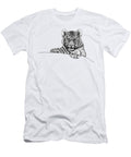 Peeking Tiger Cub Loren Dowding T-Shirt