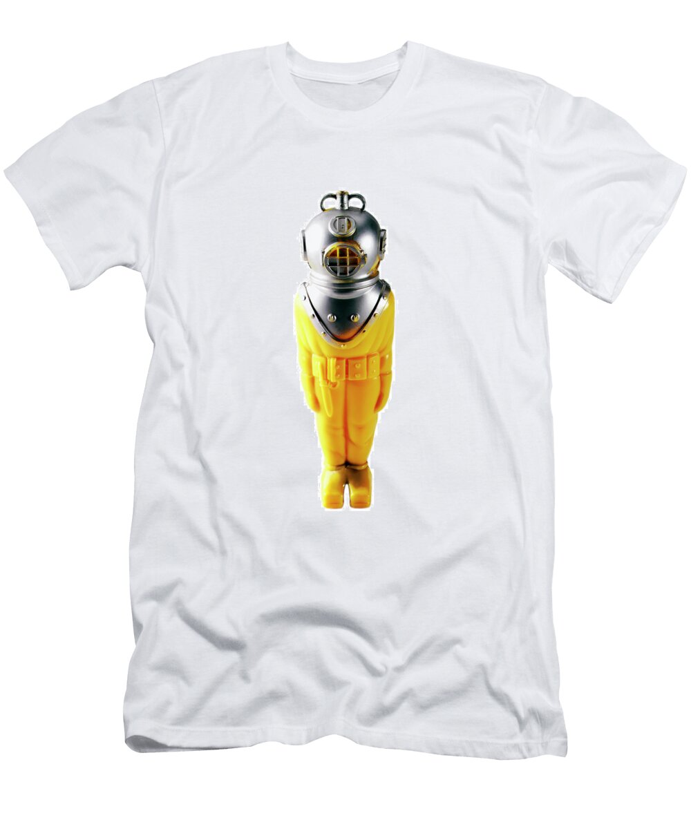 Person Wearing Diving Helmet Csa Images T-Shirt