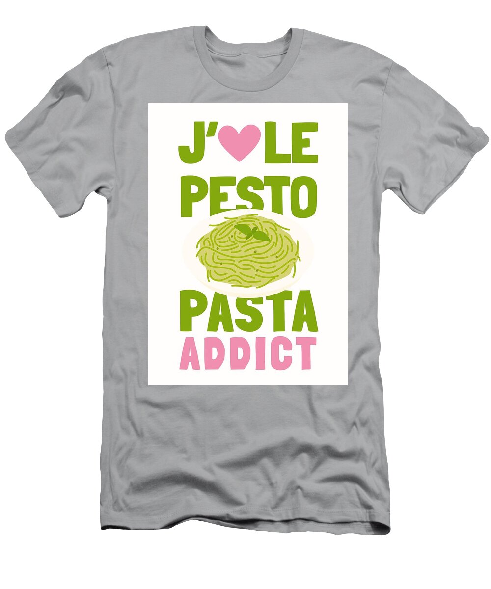 Pesto Pasta Love Murellos Design T-Shirt