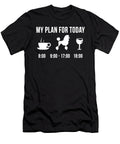 Pet Poodle Dog Puppy My Plan for Today Muc Designs T-Shirt
