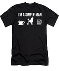 Pet Poodle Dog Puppy Simple Man Lukas Davis T-Shirt