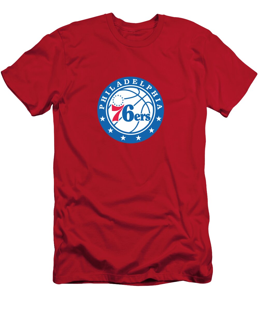 Philadelphia 76ers Logo Grant Rosalia T-Shirt