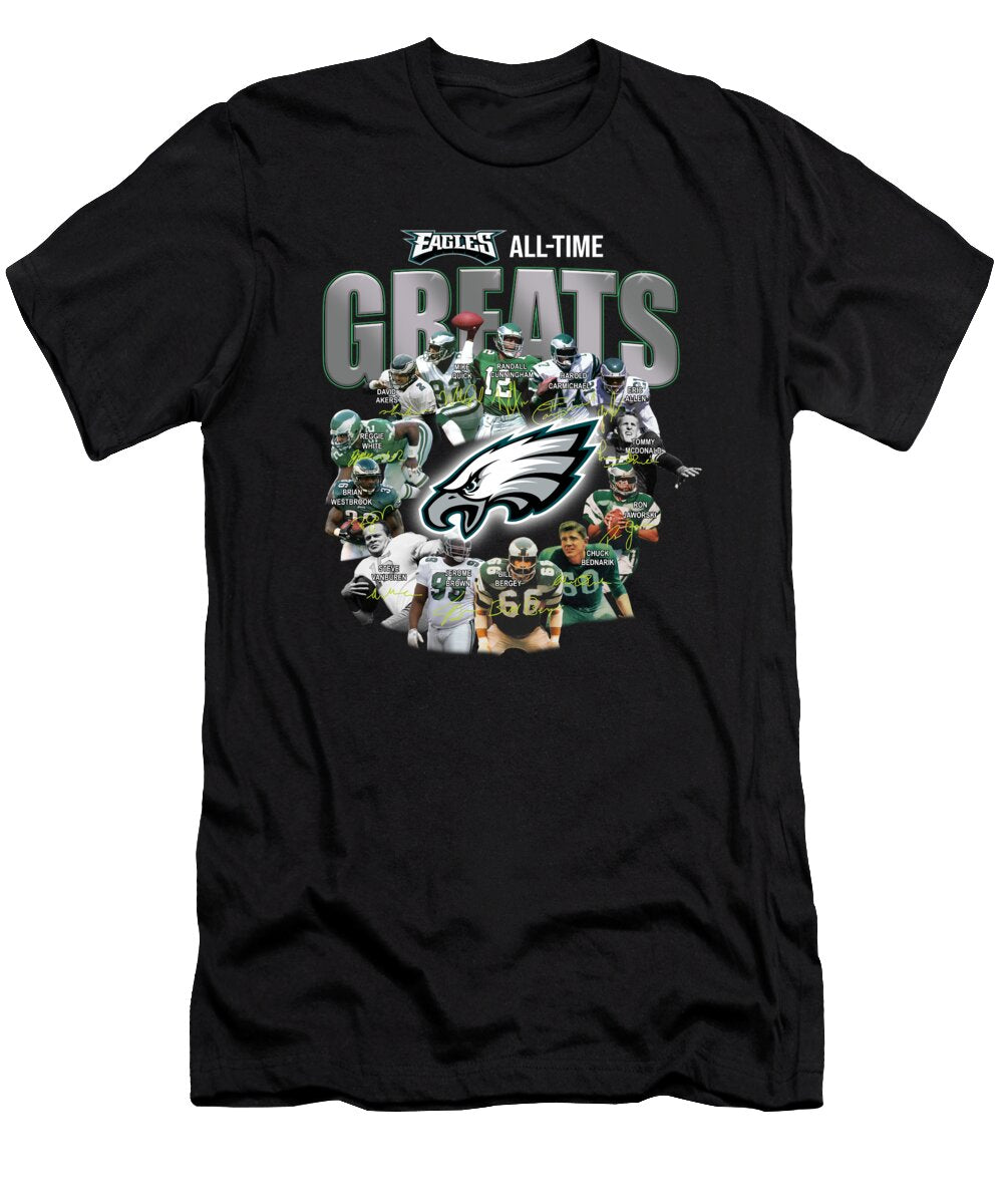 Philadelphia Eagles All Time Greats Signature Th T-Shirt