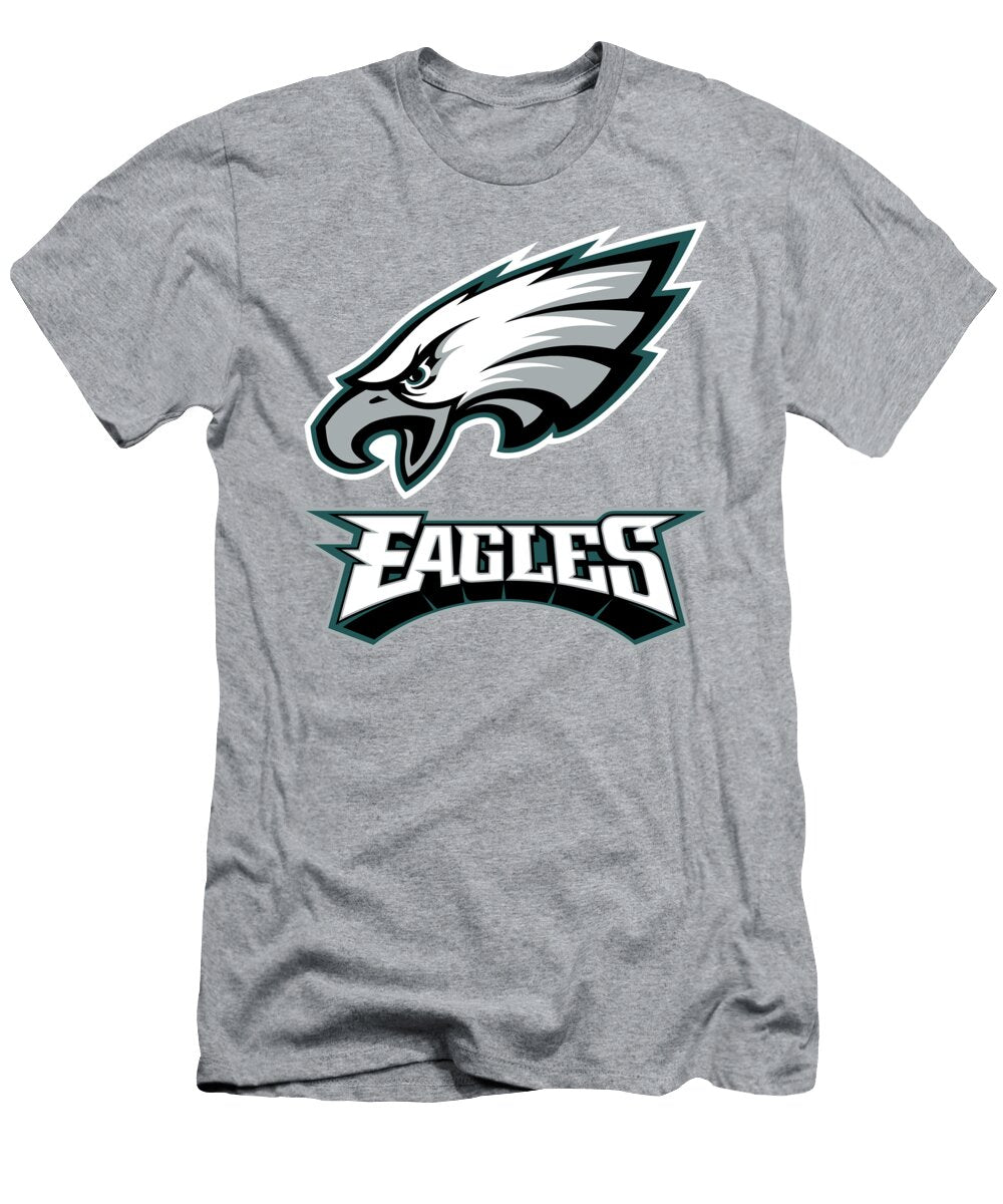 Philadelphia Eagles on an Abraded Steel Texture Movie Poster Prints T-Shirt