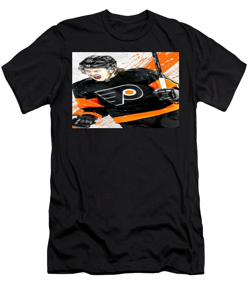 Philadelphia Flyers Art Flyers Hockey Artwork Hichaal T-Shirt