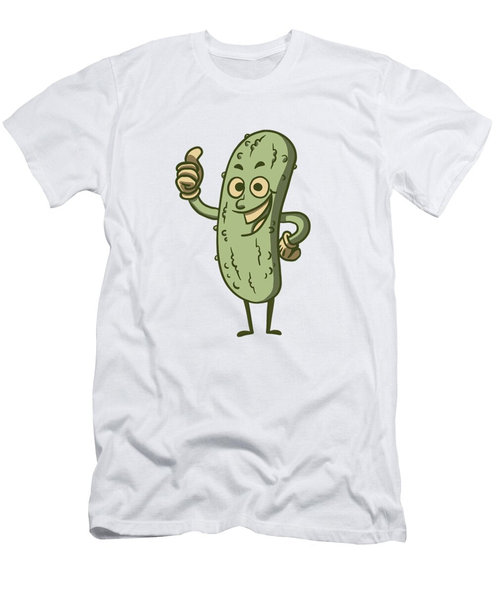 Pickle Cartoon Thumb Up Nicolas Fourez Art T-Shirt