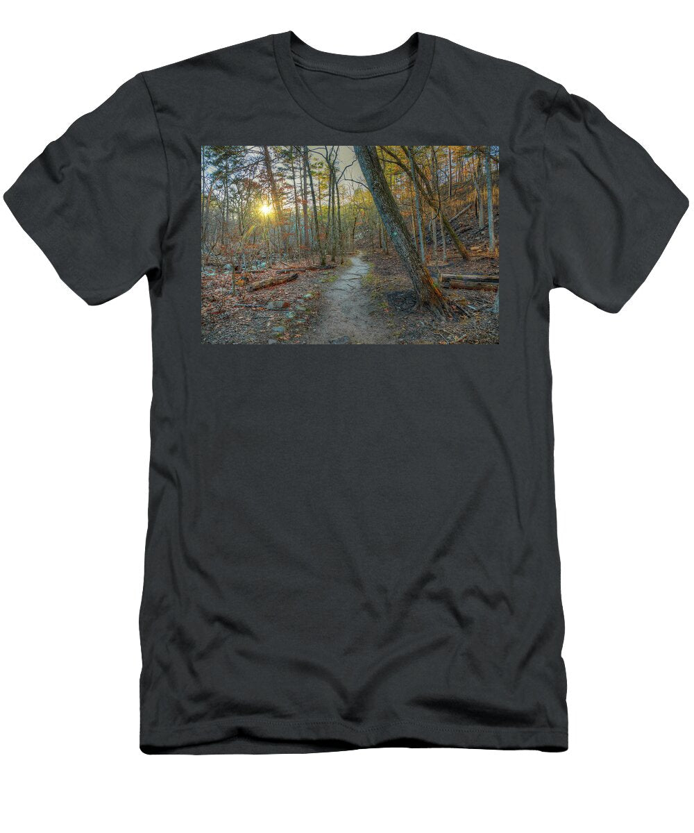 Pickle Creek Trail At Sunset Larry Braun T-Shirt