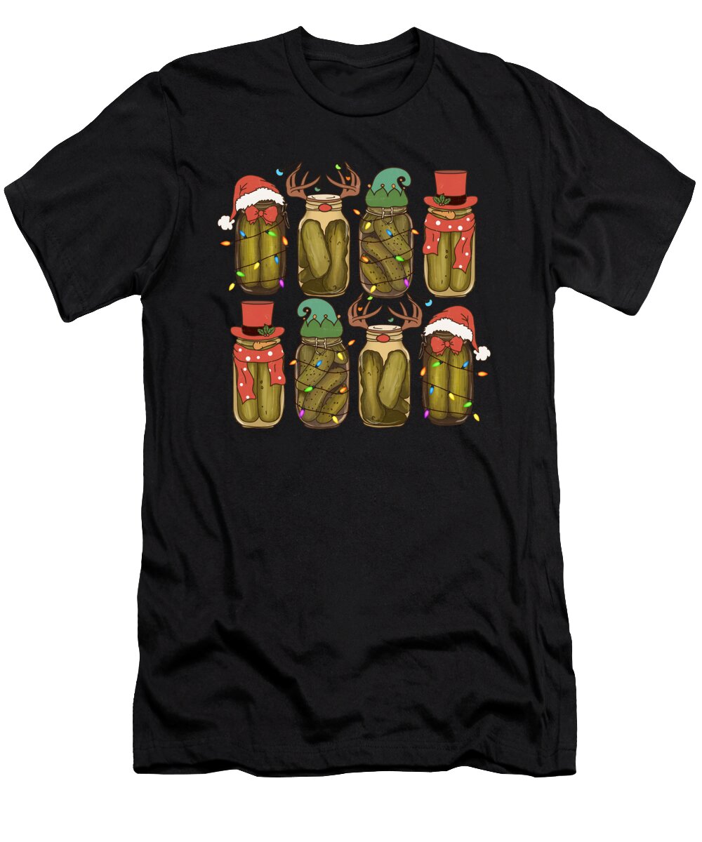 Pickle Jar Christmas Decorations Canned Pickles Orgence Matungwa T-Shirt