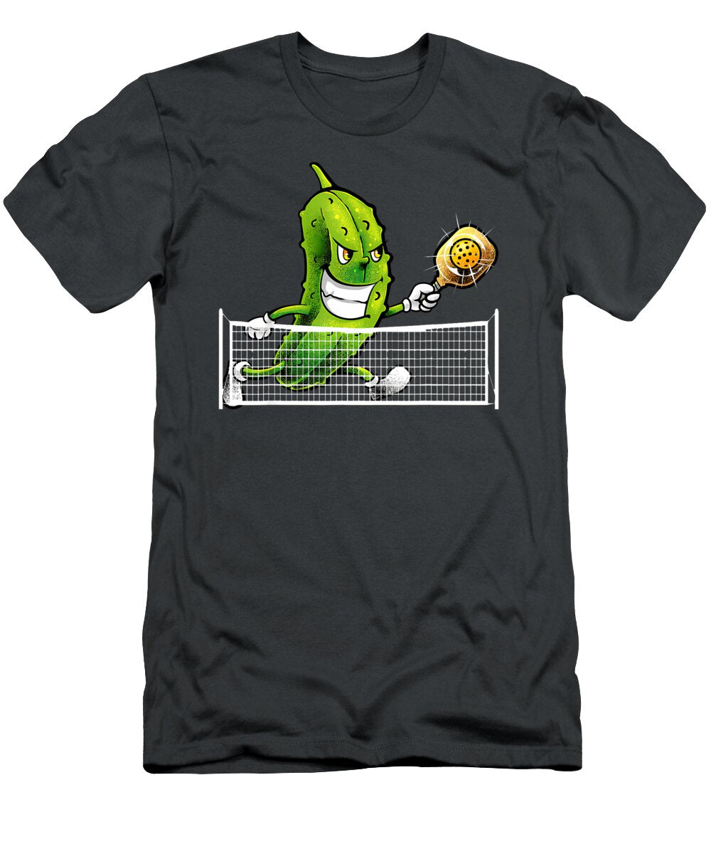 Pickle Playing Tennis Kane Swastima T-Shirt