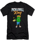 Pickleball King Design with Pickle Racquet and Lance Gambis Art T-Shirt