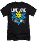 Pickleball Player Paddle Retirement Live Love Pickleball Crazy Squirrel T-Shirt