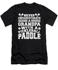 Pickleball Retirement Funny Grandpa Pickleball Player Crazy Squirrel T-Shirt