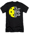 Pickleball Play Like a Girl Lance Gambis Art T-Shirt