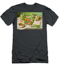 Pickled Cucumbers and Fresh Vegetables in Rustic Vintage Kitchen Art Momente T-Shirt
