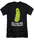 Pickles Boy Gift Just a Boy Who Loves Pickles Eq Designs T-Shirt