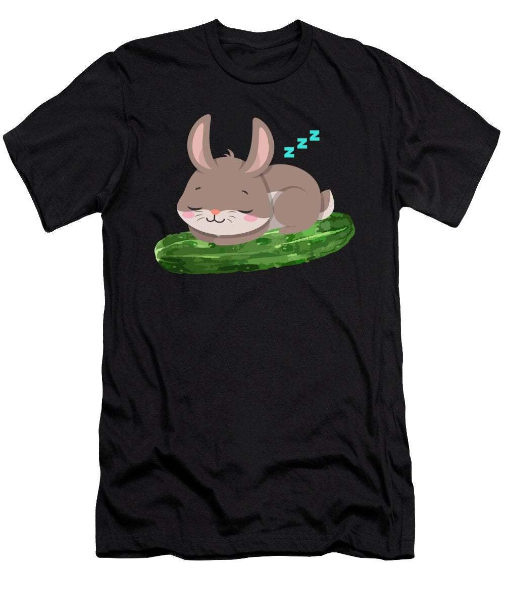Pickles Bunny Cucumber Gherkin Children Moon T-Shirt