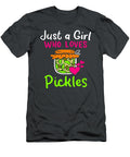 Pickles Just a Girl Who Loves Pickles Canning Lexxi Aretou T-Shirt