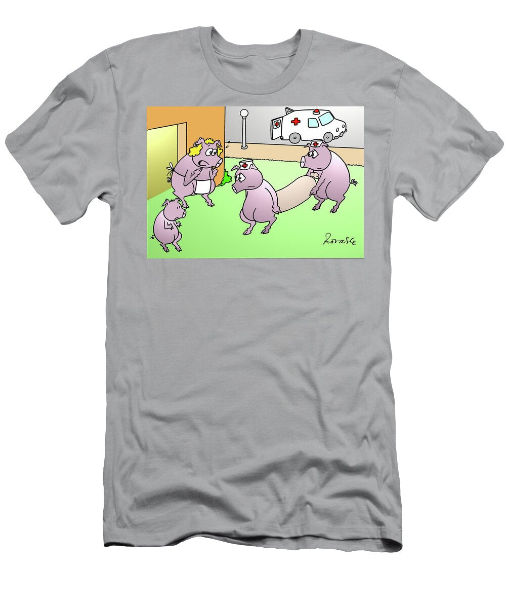 Pig Returns From Hospital Ronaldo Dias T-Shirt
