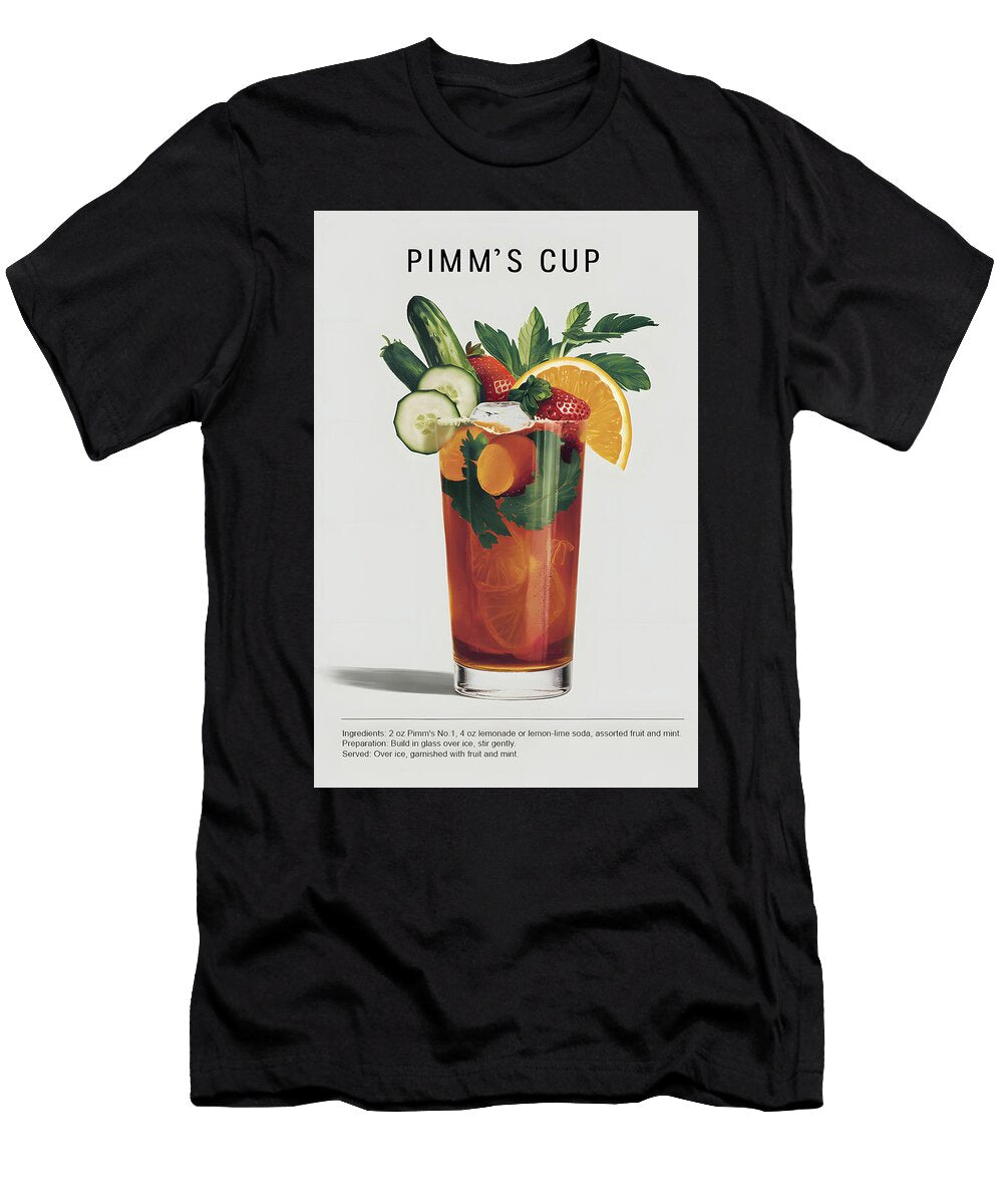 Pimms Cup Cocktail Dale Kincaid T-Shirt