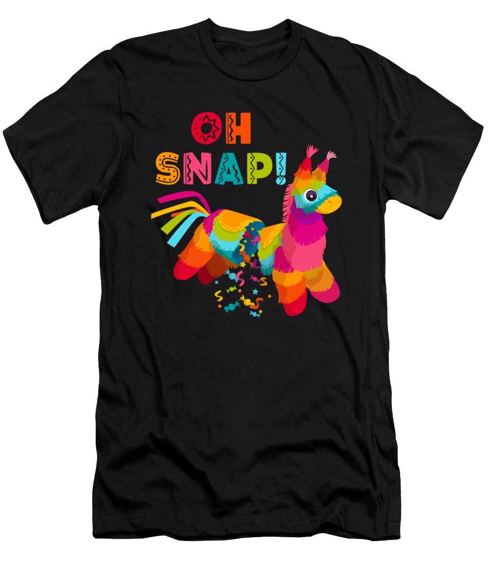 Pinata Oh Snap Rainbow Pinata Heidi Joyce T-Shirt