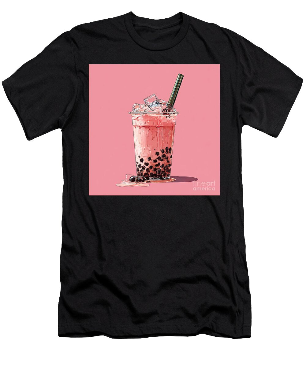 Pink Bubble Tea Elisabeth Lucas T-Shirt