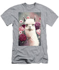 Pink Rose Llama Tina Lecour T-Shirt