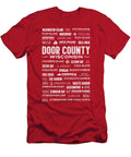 Places of Door County on Red Christopher Arndt T-Shirt