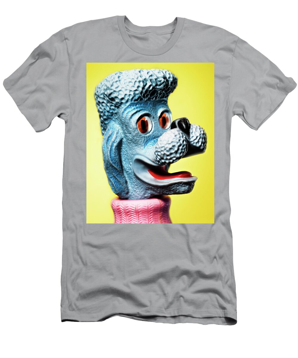 Plastic Blue Toy Poodle Csa Images T-Shirt