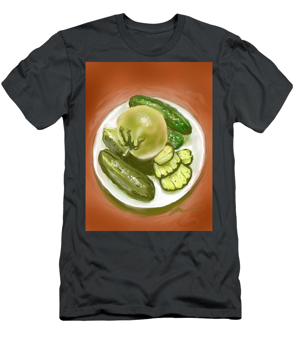 Plate of Pickles Jean Pacheco Ravinski T-Shirt