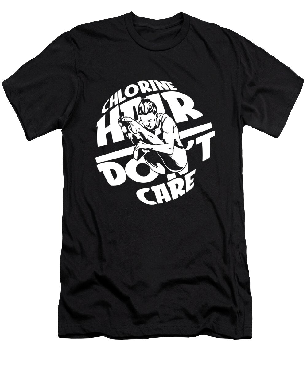 Platform Diver Chlorine Springboard Diving Crazy Squirrel T-Shirt