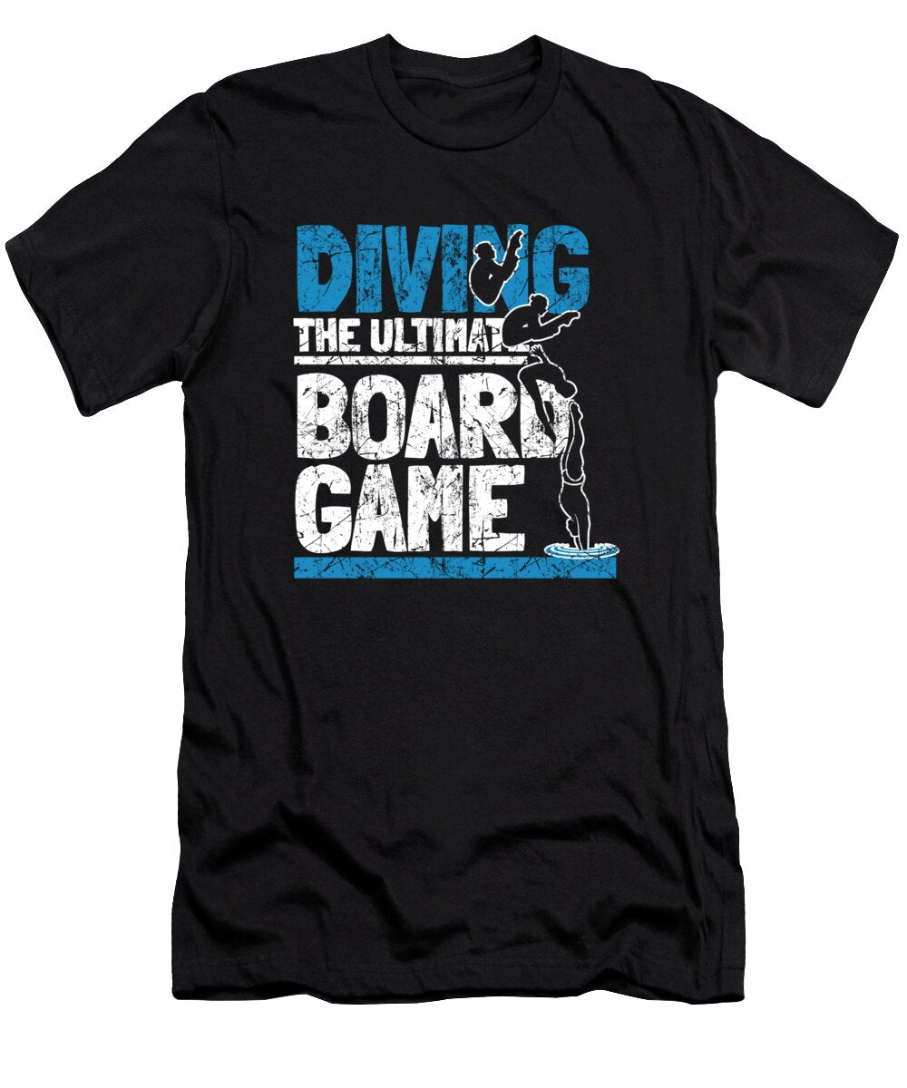 Platform Diver Game Board Springboard Diving Crazy Squirrel T-Shirt