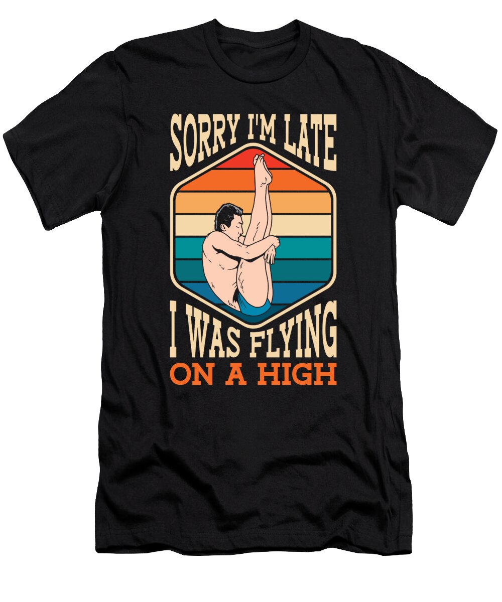 Platform Diver Sarcstic Springboard Diving Crazy Squirrel T-Shirt