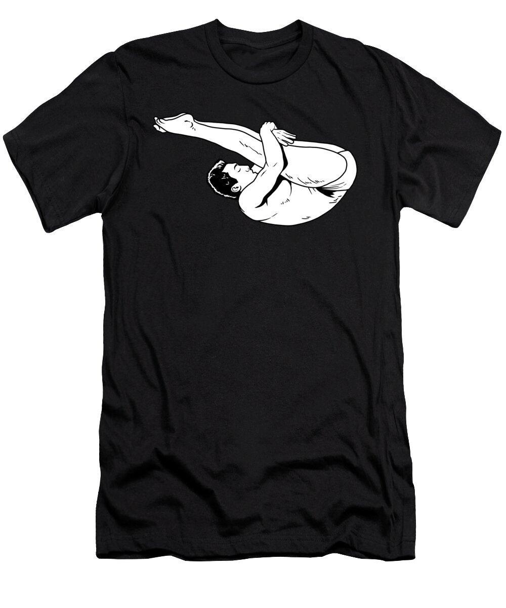 Platform Diver Springboard Diving Crazy Squirrel T-Shirt