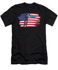 Platform Diver US Flag Springboard Diving Crazy Squirrel T-Shirt