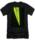 Play of Light and Shadow Green Leaf Macro Jenny Rainbow T-Shirt