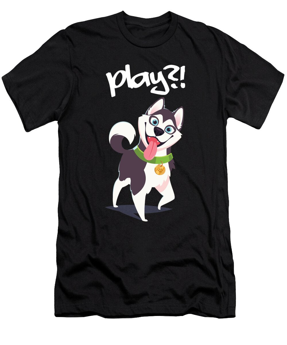 Play with Dog Puppy Dogs Breed Owner Pet Gift Thomas Larch T-Shirt