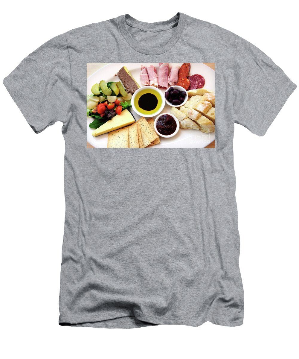 Ploughmans Lunch Antipasto Style Platter Milleflore Images T-Shirt