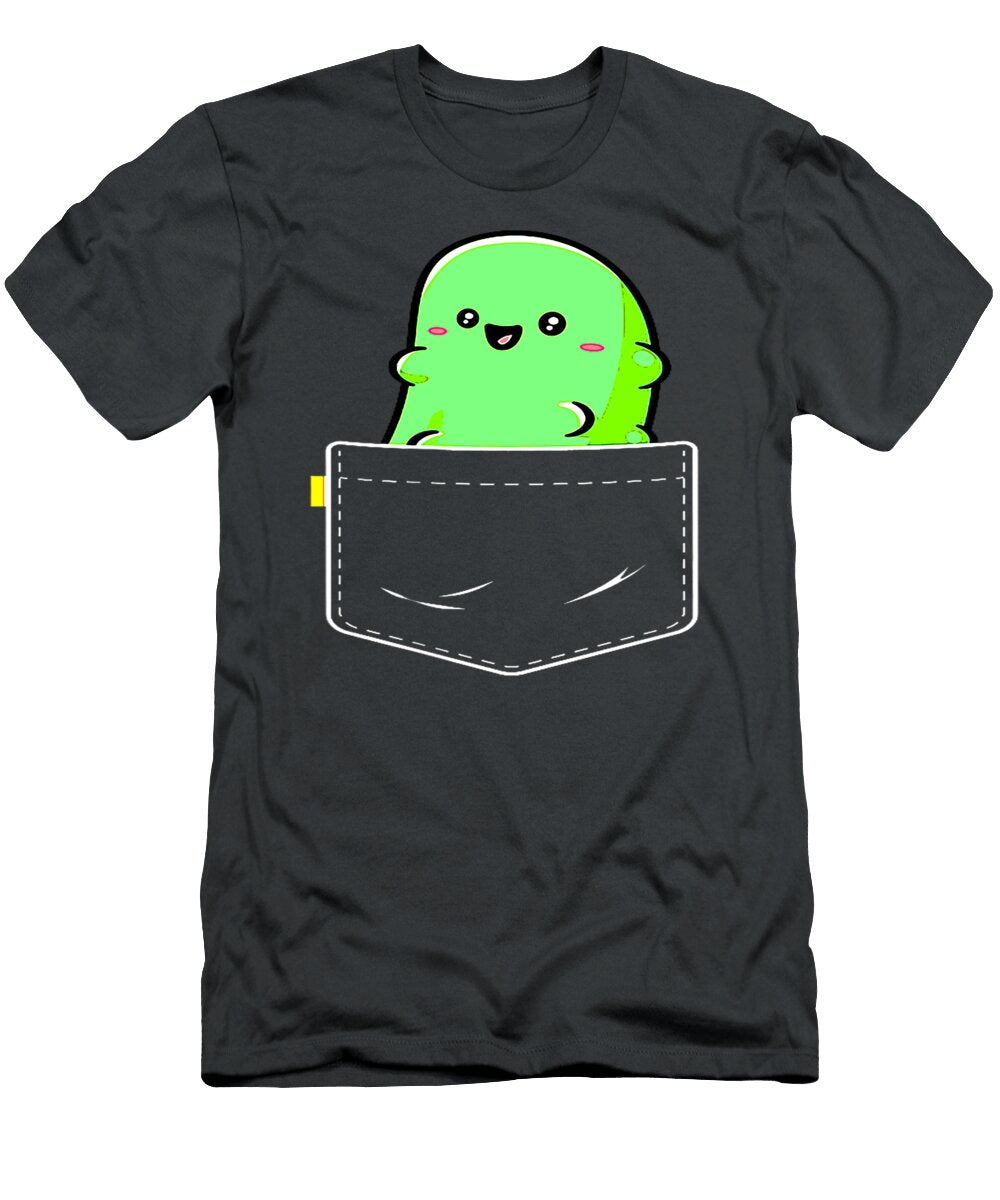 Pocket Pickle Funny Vegetable Cucumber Vegan Willum Breann T-Shirt