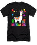 Poetic Cool Cute Alpaca Llama Cactus Girls Birthday Party Animal Gift for Fans Ezone Prints T-Shirt