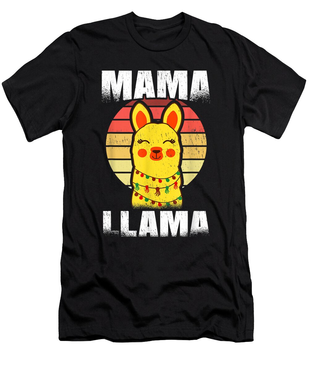 Poetic Mama Llama for a Llama Fan Alpaca Llama Gift for Fans Ezone Prints T-Shirt