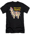 Poetic Mele Kaliki Llama Alpaca Santa Claus Hawaii Christmas Surfer Gift for Fans Ezone Prints T-Shirt
