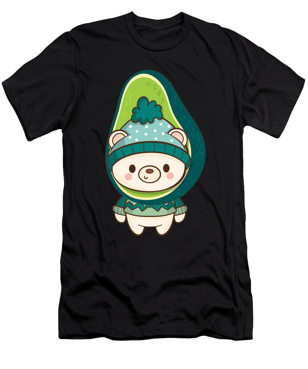 Polar Bear Avocado Kawaii Manuel Schmucker T-Shirt