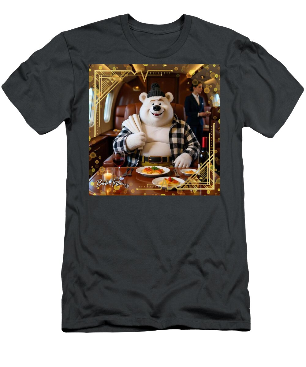 Polar Bear Dining in Luxury Barbara Tristan T-Shirt